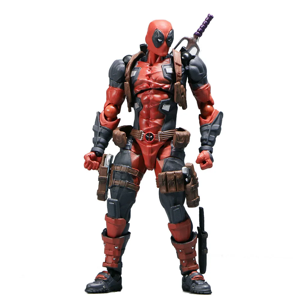 kf S0eb8f8e3dd2843c3a3fe0e286794a7db4 AMAZING YAMAGUCHI X MAN DeadPool 15cm New 2 0 BJD Articulated Joints Moveable Action Figure Collection - Amazing Yamaguchi