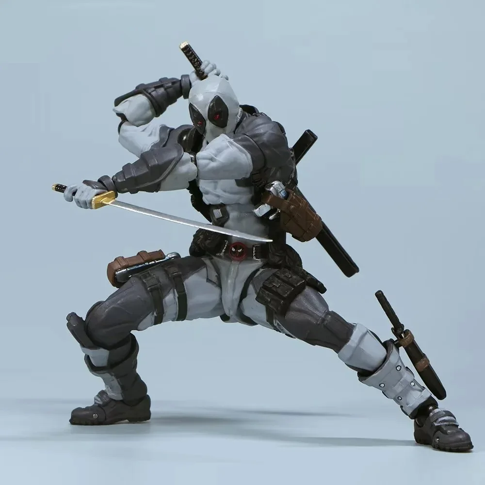 kf S104478675a834516a9a113d7d3341d8ey AMAZING YAMAGUCHI Deadpool 2 0 Grey Action Figure Mutants Joint Movable KAIYODO Wade SHF Model Movie - Amazing Yamaguchi