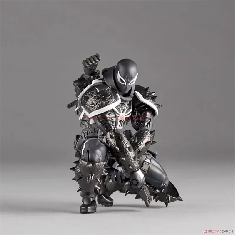 kf S79b005eaee0d4c7ebae5a6c2c02e3c84j New Venom Revoltech Amazing Yamaguchi Figures Agent Venom Anime Figure Model Collection Eugene Thompson Revoltech Figure - Amazing Yamaguchi