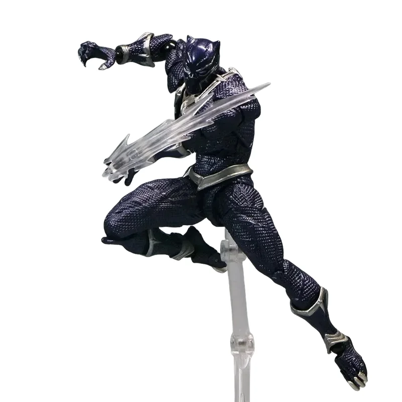 kf S85a86474de7949ca8e213af71678b69cb AMAZING YAMAGUCHI T Challa Figuarts Black Panther Action Figure Wakanda Collection SHF Boxed Model Kids for - Amazing Yamaguchi
