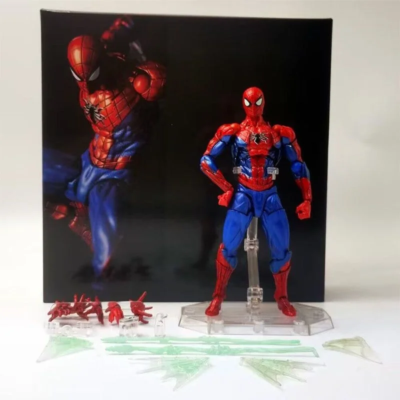 kf S97ddead2c6a54034a25c9bbfb41aba34e Hot Anime Spider Man 2 0 Premium Edition Amazing Yamaguchi Peter Dolls Action Figures Model Spiderman - Amazing Yamaguchi