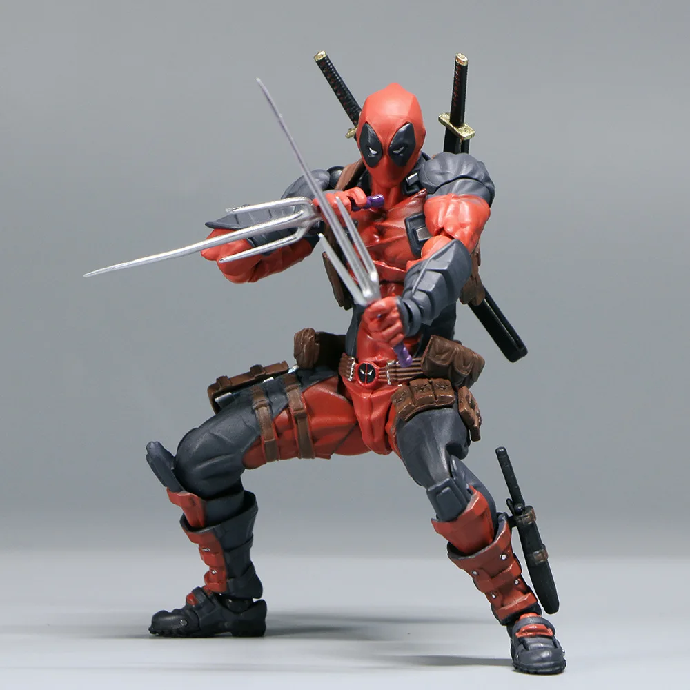 kf Sad62ad52c47d4cfa8e335ed3f7ca85d8m AMAZING YAMAGUCHI X MAN DeadPool 15cm New 2 0 BJD Articulated Joints Moveable Action Figure Collection - Amazing Yamaguchi