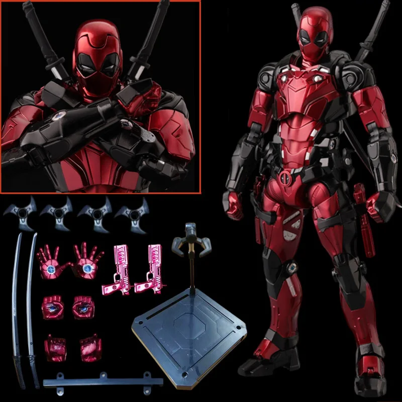 kf Sb111bad7f4164e4d817651500facb9deO Deadpool Fighting Armor Deadpool Wolverine Action Figure Joint Movable New Mutants Wilson Comics Wade Model Movie - Amazing Yamaguchi