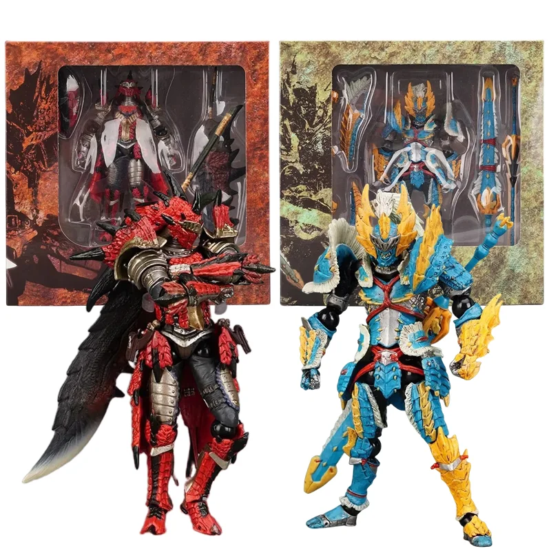 kf Sc00c7145a9f54f15a2f860bc0c7ad539i AMAZING YAMAGUCHI Monster Hunter Game Action Figure Zinogre X GK Lioleus Female Hunter Collection Doll Model - Amazing Yamaguchi