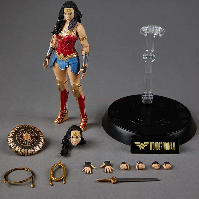 kf Sf54ec859902b45b4b00cd1440a8615d6V DC Wonder Woman Flash Joint Removable Anime Figure Collection Model Action Figure Table Top Model Decorations - Amazing Yamaguchi