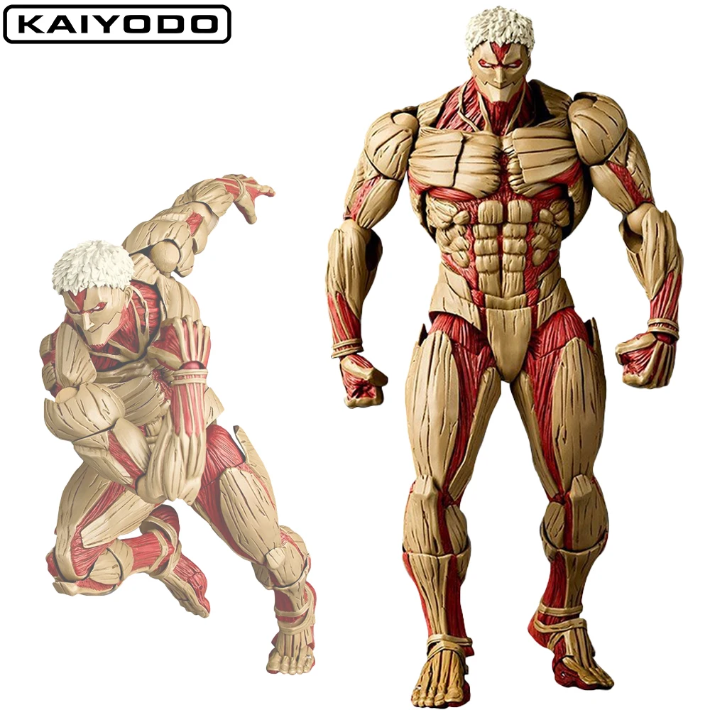 kf S3096b4ebb58f4a4987152c8fa8ce7fe5x KAOYODO Amazing Yamaguchi Attack on Titan Reiner Braun Armored Titan Ver 17cm Action Anime Figure Model - Amazing Yamaguchi