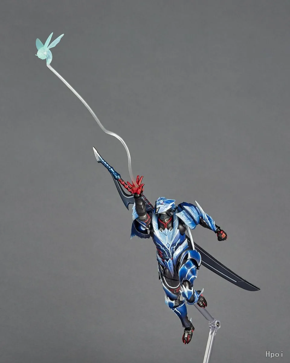 kf S8cca17cb92c648209d675167ccc558b6N Original KAIYODO Revoltech AMAZING YAMAGUCHI MONSTER HUNTER RISE SUNBREAK Male Swordsman Hunter Ice Wolf Dragon Set - Amazing Yamaguchi