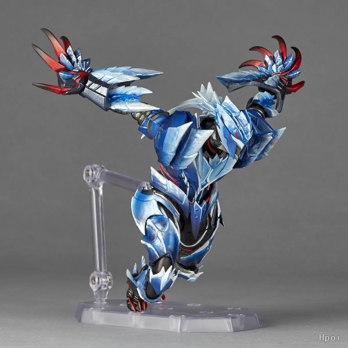 kf Sfb17c8b42e604ebdb3d25c9ebf0e0661X Original KAIYODO Revoltech AMAZING YAMAGUCHI MONSTER HUNTER RISE SUNBREAK Male Swordsman Hunter Ice Wolf Dragon Set - Amazing Yamaguchi